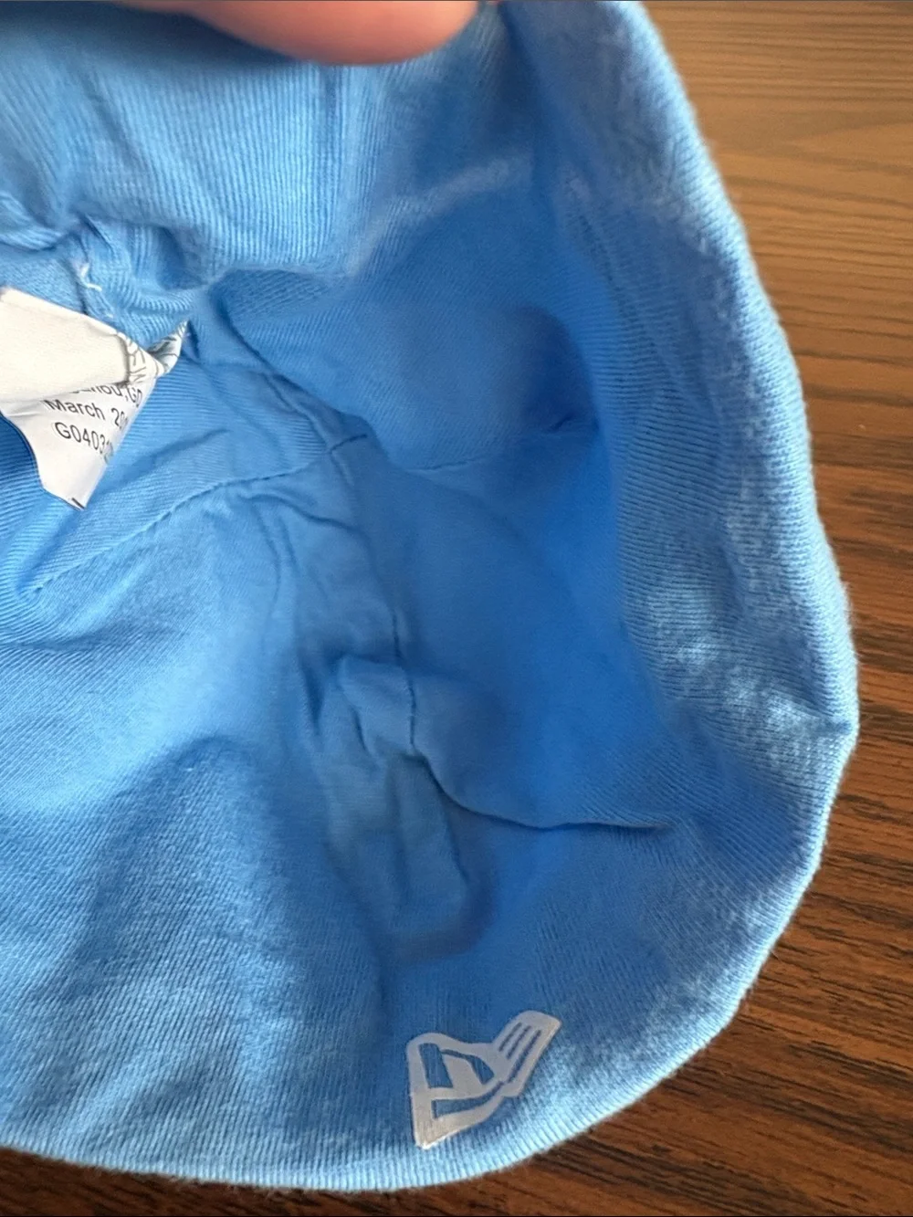 Light Blue & White Baby Beanie - Infant Accessories